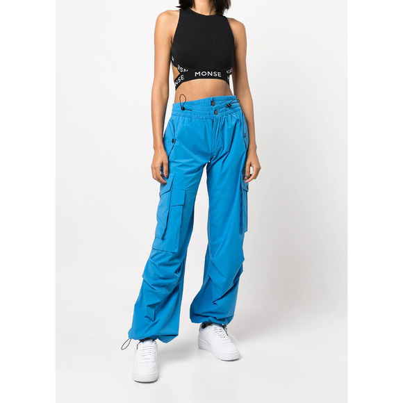 Monse Pants - Monse Cargo High Waisted Adjustable Parachute Pants Blue Women's Size 8